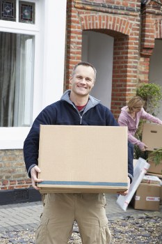 Movers preparing a local home removal in Swiss Cottage