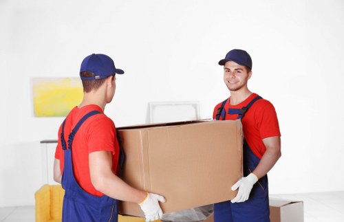 Moving van support for a home move in Swiss Cottage