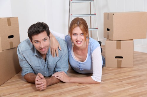 Loading furniture for a man with van move in Swiss Cottage