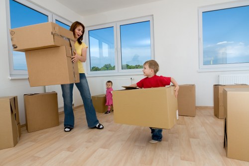 Swiss Cottage moving staff trained in safe lifting and transport procedures