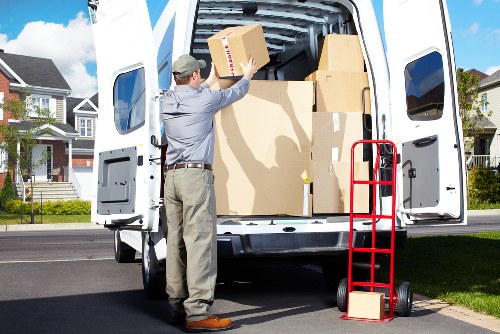 Unpacking boxes in a new Swiss Cottage home