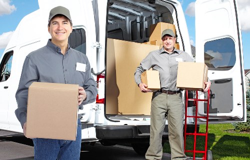 Man and van service handling reusable furniture for charity donation