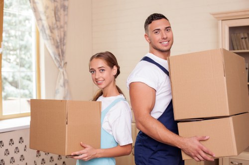 Local removals team planning a move around Swiss Cottage access and parking