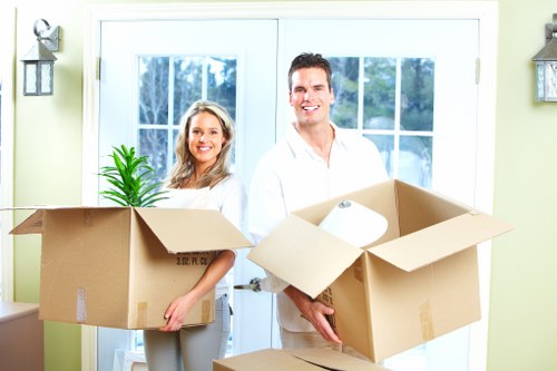 Van and movers planning an access-friendly move near Swiss Cottage