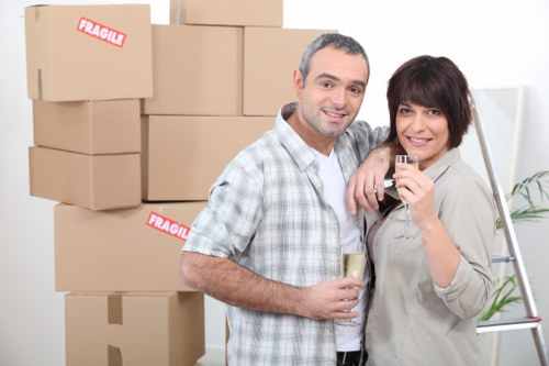 Practical Swiss Cottage man with a van for urban moving needs